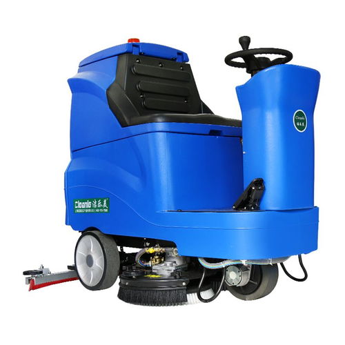 方向盤駕駛式洗地機125l水箱雙刷盤大型物業車庫工廠洗地吸干機ysd 850潔樂美 谷瀑環保